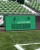 Digital advertising board on the stadium perimeter in the corporate design of the Wohninvest Weserstadion